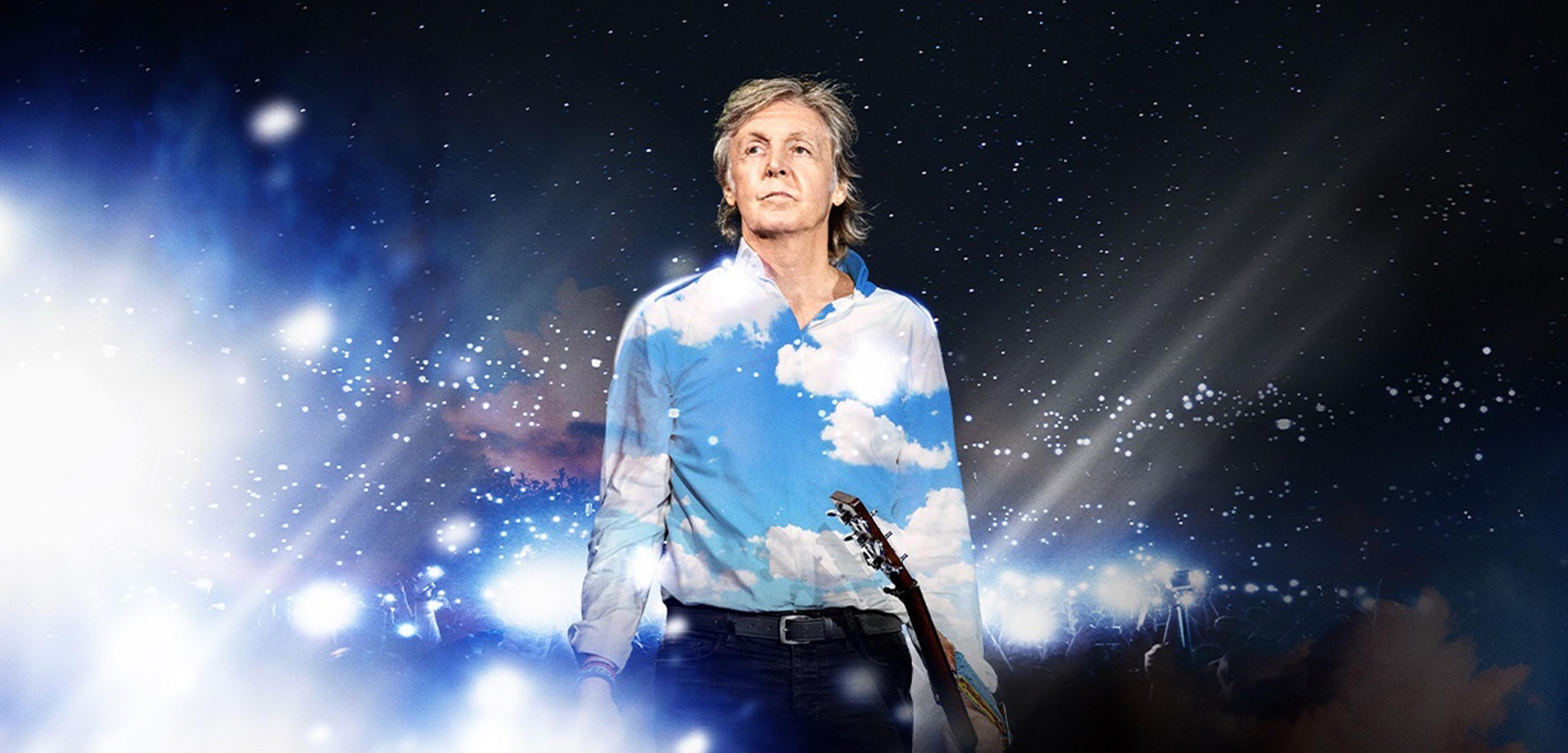 Photo of Paul used on the 'Got Back' tour admat